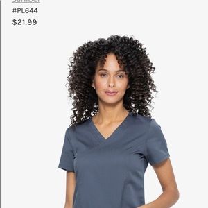 brand new scrubs set medium shirt small pants